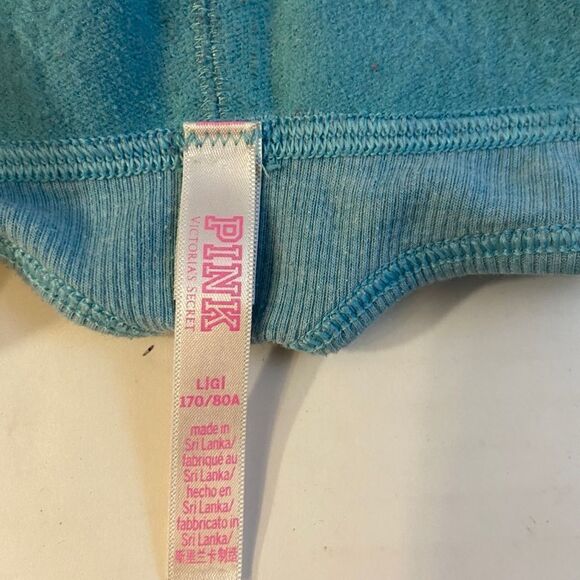 VS Victoria Secret Pink green color low rise string thong large - Picture 3 of 5